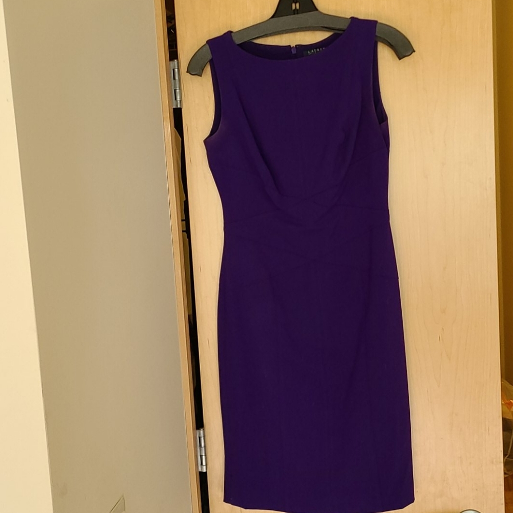Purple work or occasion dress